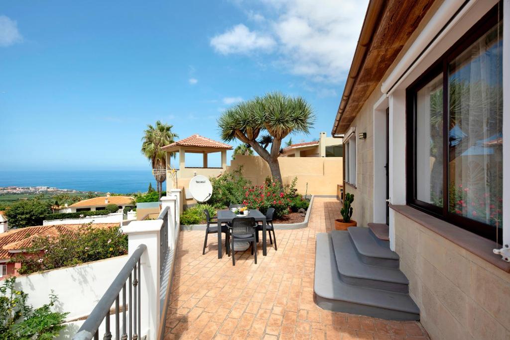 Terrasse mit Meerblick im Norden von Teneriffa
